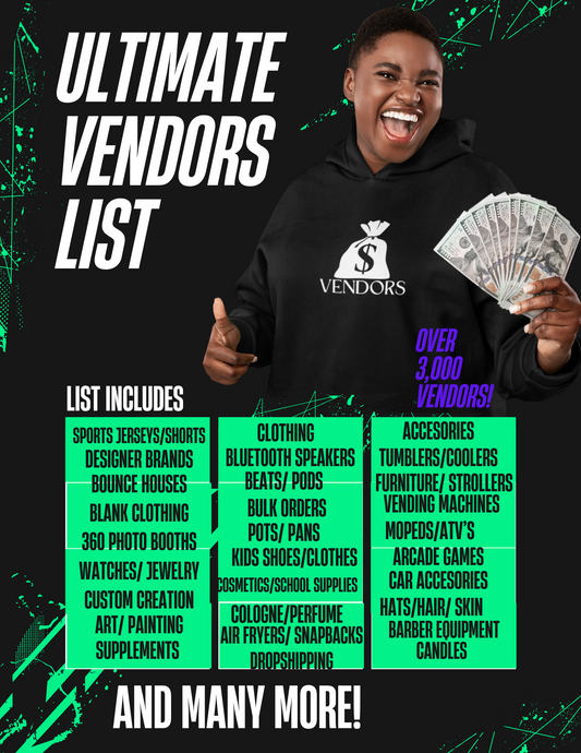 Ultimate Vendors List